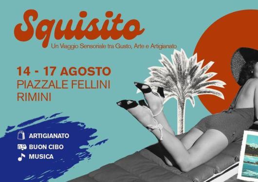 Evento sensoriale a Rimini con artigianato, cibo e musica, dal 14 al 17 agosto.