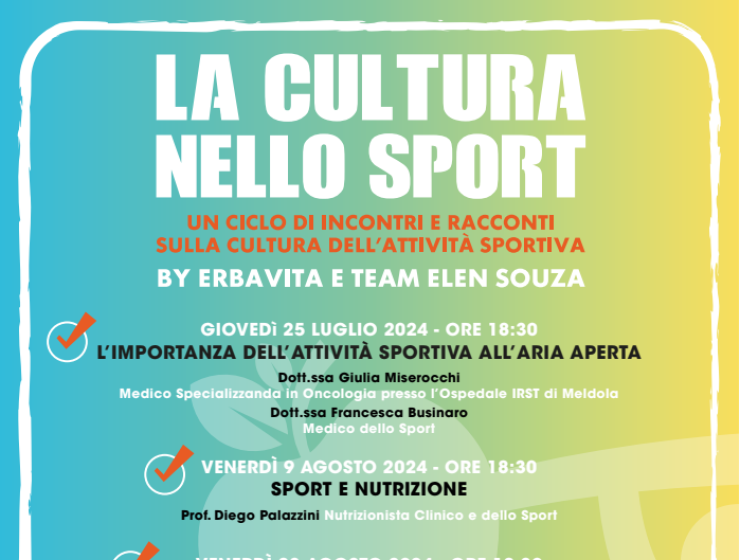 La cultura nello sport